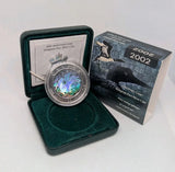 2002 Canada $5 Dollar Loon 15th Anniversary Pure Silver Hologram Coin .999 1 OZ - NumisFind