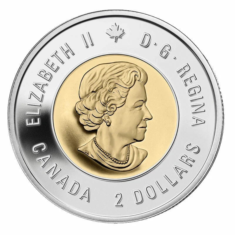 Canada 2016 Battle of the Atlantic BU UNC Uncirculated Toonie!!1