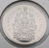 Canada 2003-p 50-cent ( Old Effigy, Crowned ) NBU (Proof-Like) Uncirculated0