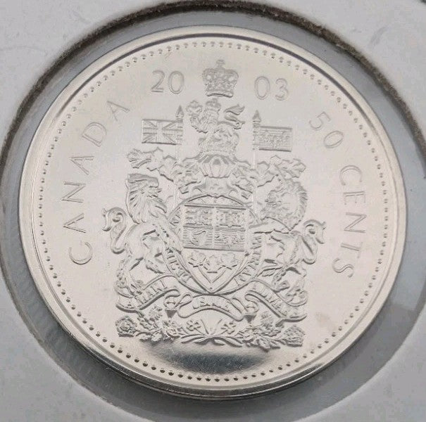 Canada 2003-p 50-cent ( Old Effigy, Crowned ) NBU (Proof-Like) Uncirculated0