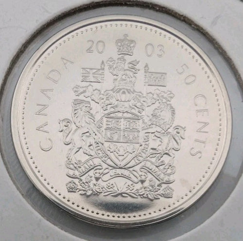 Canada 2003-p 50-cent ( Old Effigy, Crowned ) NBU (Proof-Like) Uncirculated0