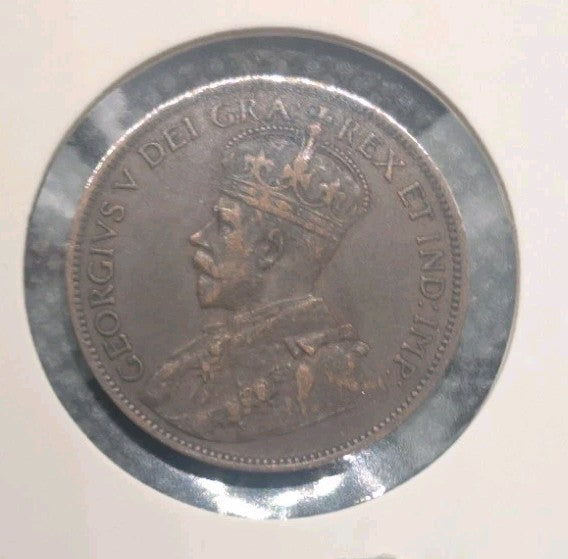 CANADA - 1920 Large Canadian 1 Cent Penny - VF-301