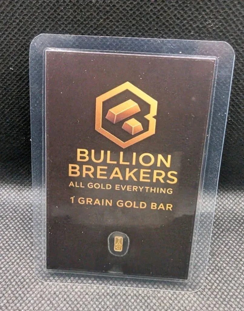 One grain pure gold bar Bullion Breakers - NumisFind