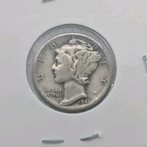 Mercury dime lot of 7, 1940 To 1945. 90% silver coins - NumisFind