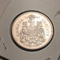 1964 Canadian 50 Cents .800 Silver Half Dollar Queen Elizabeth II UNC - NumisFind