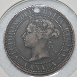 CANADA - 1882-H OBV2 Large Canadian 1 Cent Penny - VF-20 - SHIPPING LOW COST1