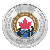 2026 Canada $2 Toonie Colourized Royal Canadian Legion 100 Anniv UNC0