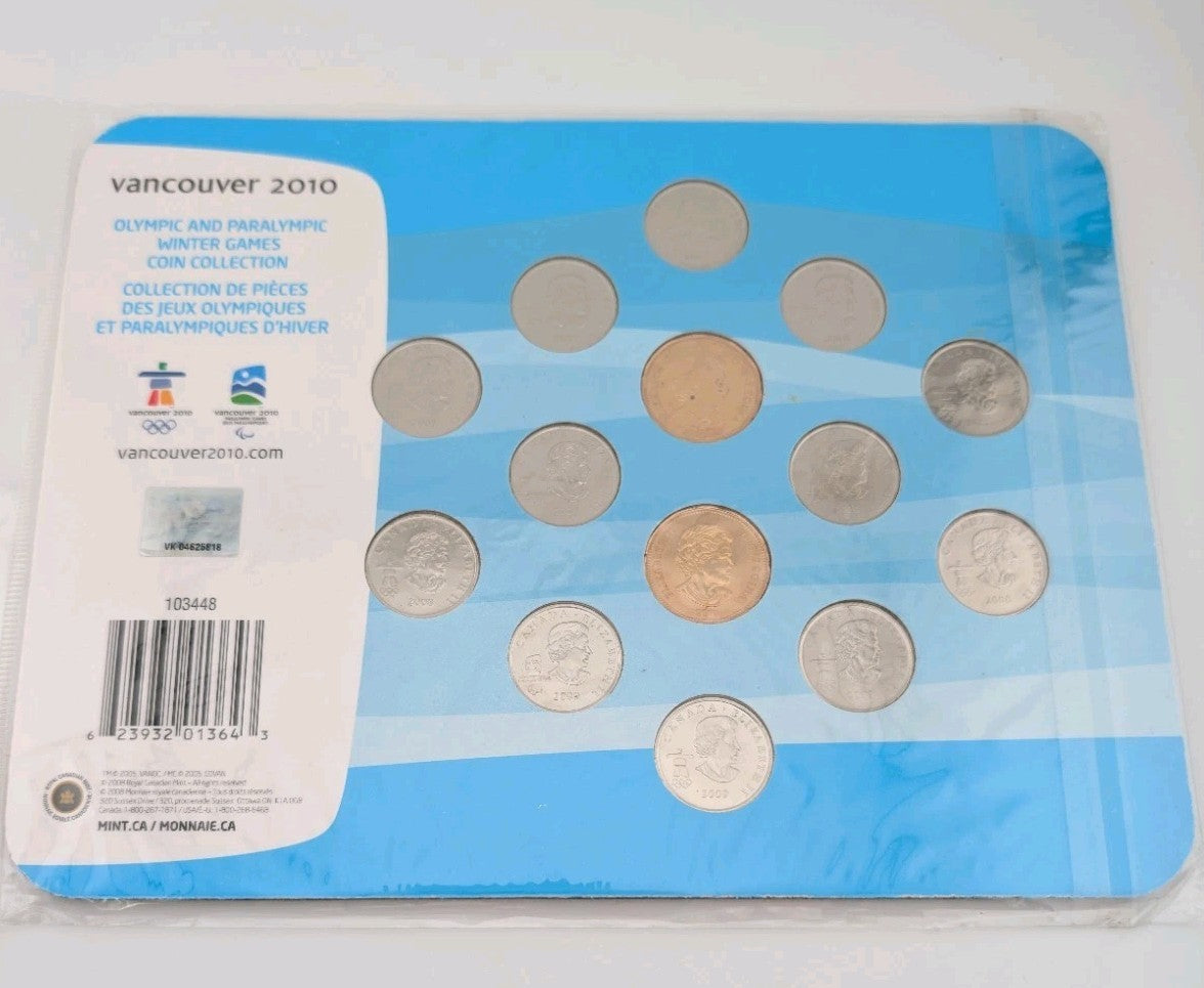 2010 Vancouver Olympic And Paralympic Winter Games 14 Coin Collection Set Sealed1