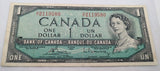 1954 Canada $1 Dollar Banknotes - lot of 4 - Include All Signatures - Circulated5
