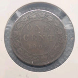 CANADA - 1906 Large Canadian 1 Cent Penny - G-40