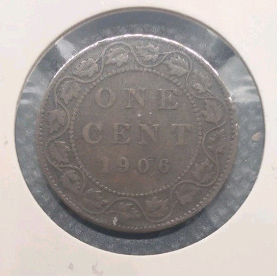 CANADA - 1906 Large Canadian 1 Cent Penny - G-40
