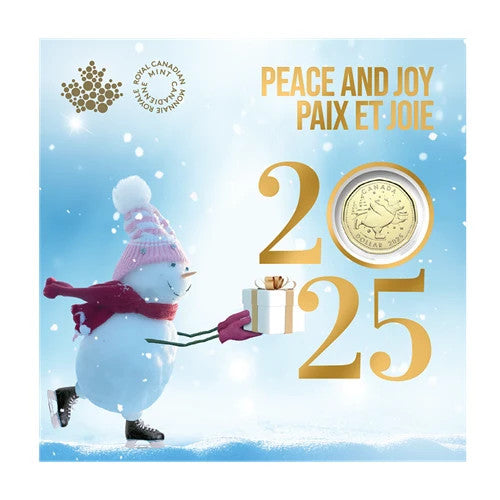 2025 Peace and Joy Holiday 5-Coin Gift Card Set0
