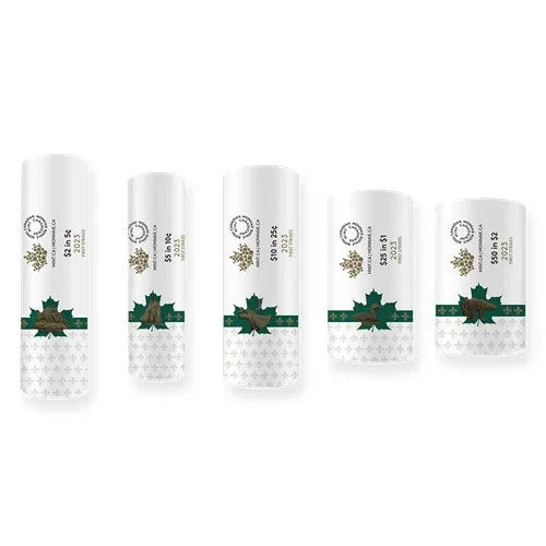 Canada Special Wrap Roll Collection First Strike Coin Set 6 Rolls, 2023 - NumisFind