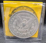 AU58 1890 P Morgan Silver Dollar $1 0.9 Fine Silver US Coin1