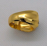18k Gold Plated Ring, size 9,5 - Beautiful Cross Design - Faith And Strength 3