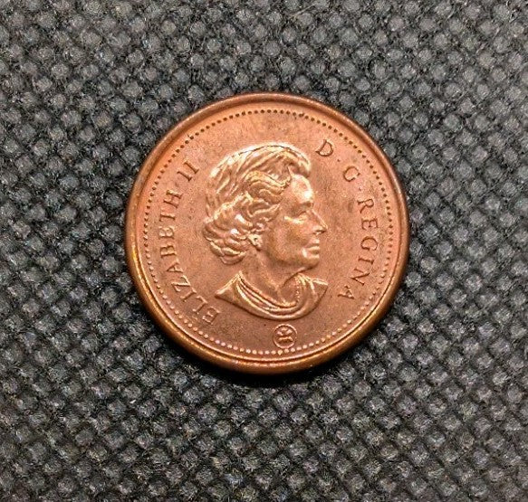 AU/Unc 2006 No Logo Non Magnetic Canada Penny Small 1 Cent Beautiful1