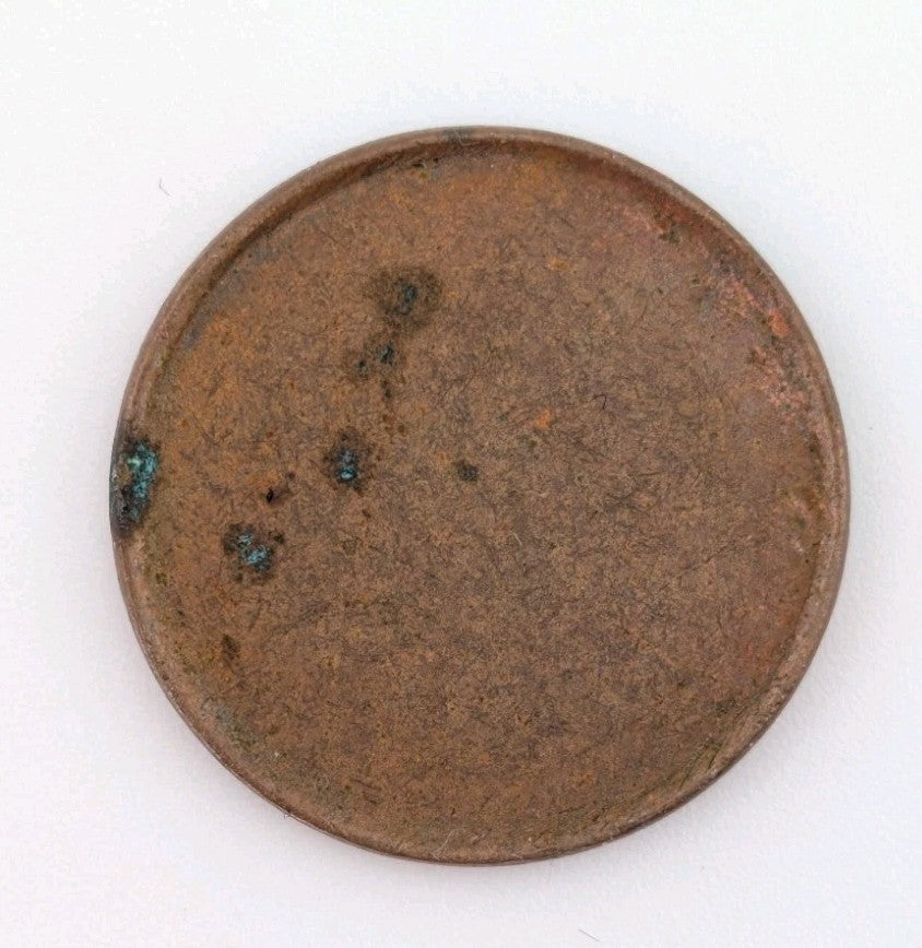 Canadian One Cent Penny - Blank Planchet Mint Error1