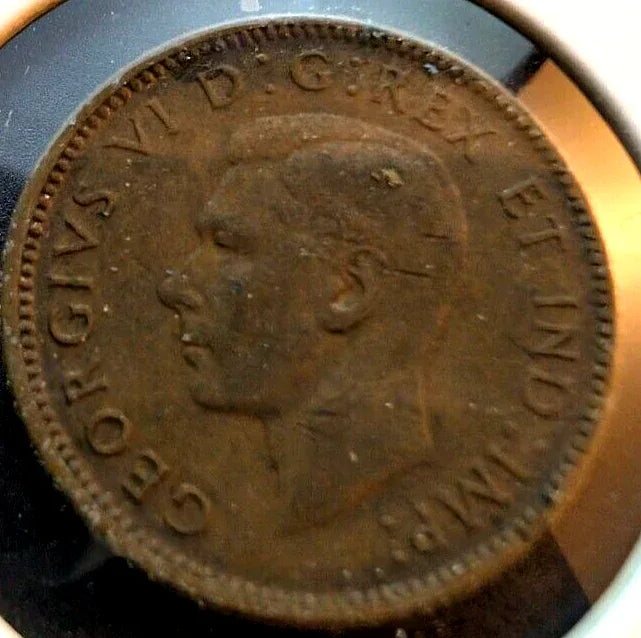 1946 Canada Small Cent Canadian 1 penny coin VERY NICE ! - NumisFind