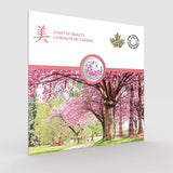 2019 Canada $8 Cherry Blossoms Fine Silver Coin .9999 Proof Color RCM3