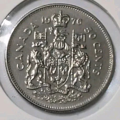 1976 Canada 50 cents - Circulated. - NumisFind