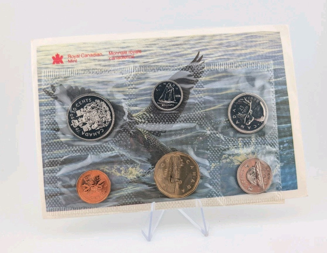 1990 Canada Royal Canadian Mint Uncirculated Coin PL Set Proof Like Coins Set0