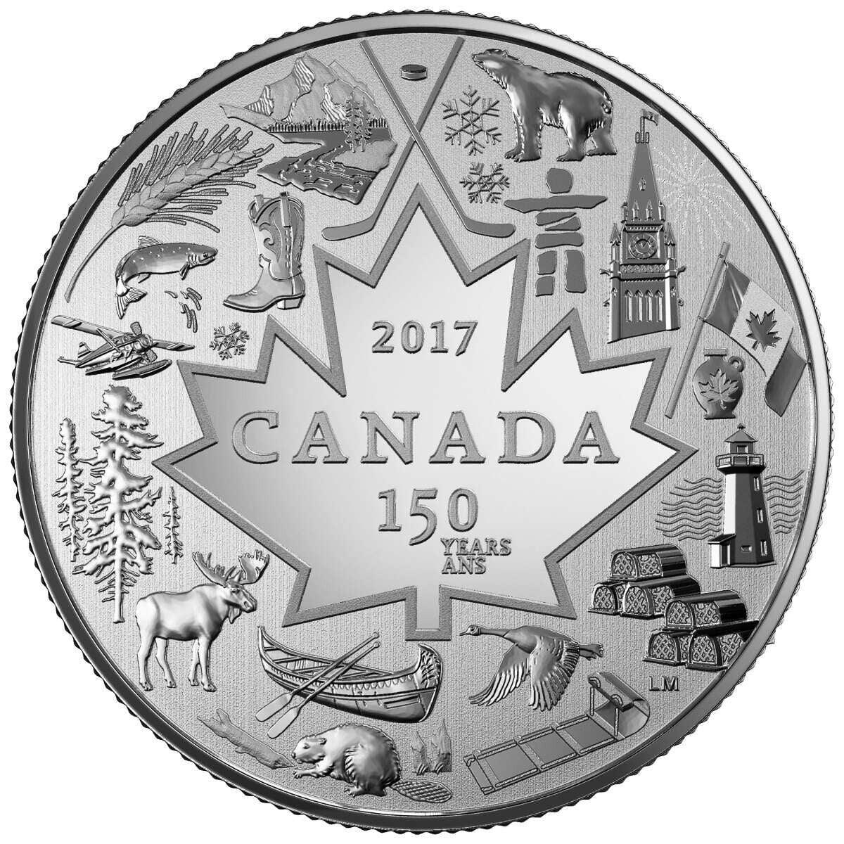 2017 - Canada $3 Dollar Fine Silver Coin .9999 Heart of our Nation - - NumisFind