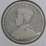 1919 Canada 25 cents .925 silver George V - NumisFind