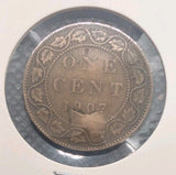 CANADA - 1907 Large Canadian 1 Cent Penny - G-40