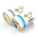 2022 Canada $1 Birth Alexander Graham Bell 175th Anniv Non&Coloured Loonie Rolls0