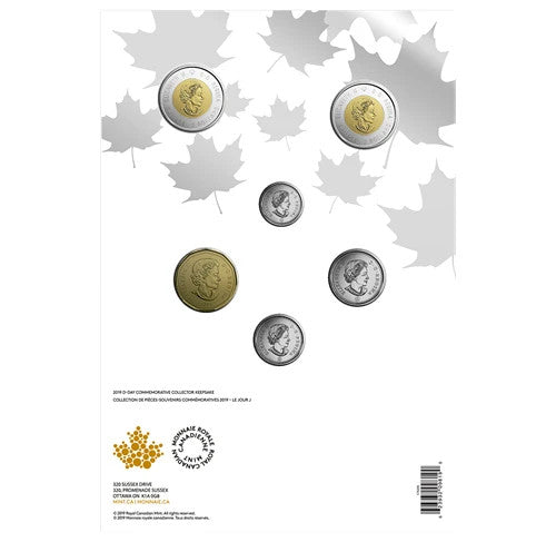 Canada 2019 D-Day Collector Keepsake Coin Set in Original RCM Packaging3