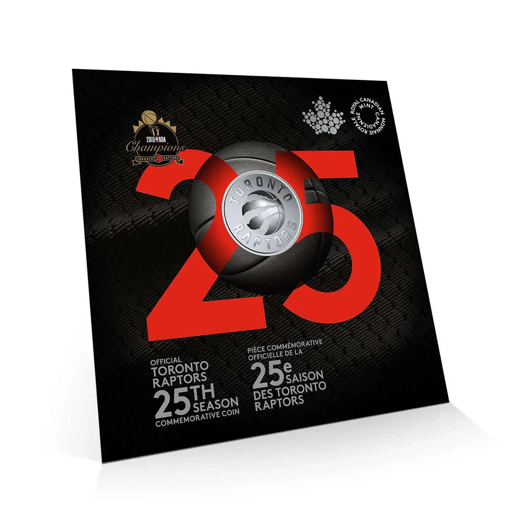2020 25-Cent Toronto Raptors 25th Season Coin - Commemorative Coin card - NumisFind