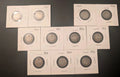 Canada Silver 10 Cent Coins 19201935 lot of 11 Silver Dimes Key Dates! - NumisFind