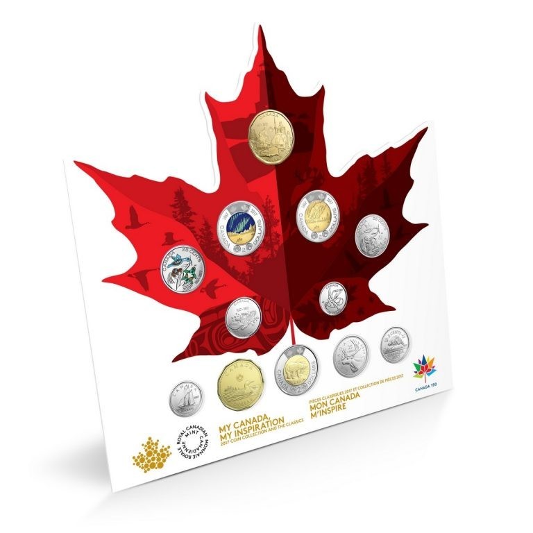 2017 Canada My Canada My Inspiration 150th anniversary uncirculated 12 coin set1
