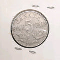 1925 Canada Nickel 5 Cents Key Date! Nice!0