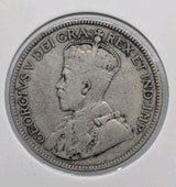 1930 Canadian Quarter - Canada 25 Cent Silver Coin - Circulated1
