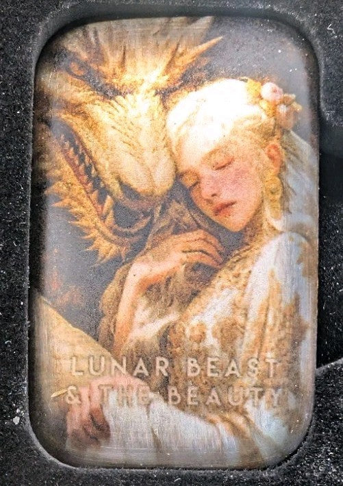 2024 2oz Silver Cast Bar Lunar Dragon Beast & Beauty .999 Fine1