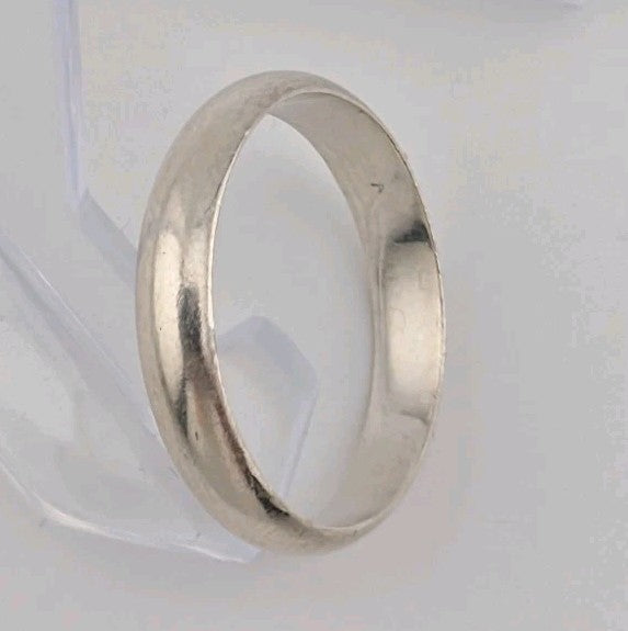 2.8g Solid 925 Sterling Silver Wide Band Ring Statement Handmade Ring All Size0