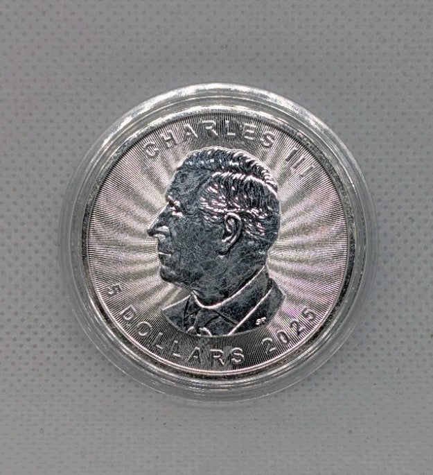 2025 Canada $5 Silver Maple Leaf Coin .9999 Pure 1 oz Fine Silver Bullion1