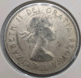 1963 Canadian 50 Cents .800 Silver Half Dollar Queen Elizabeth II Circulated - NumisFind