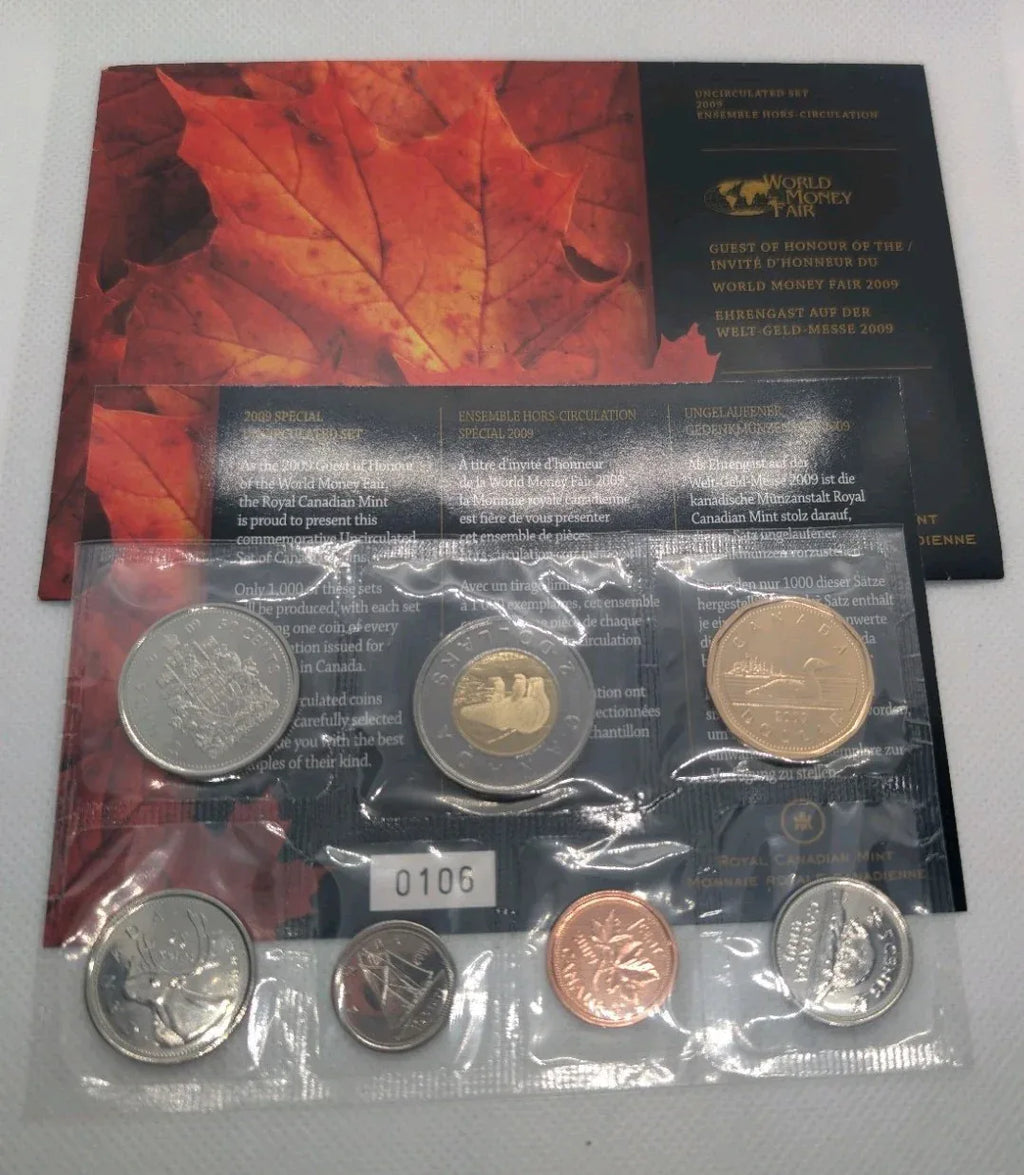 2009 Canada World Money Fair UNC PL Coin Set - NumisFind