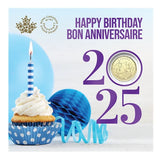 2025 Canada Happy Birthday Gift Mint Set. Five UNC Coins Mint Set0