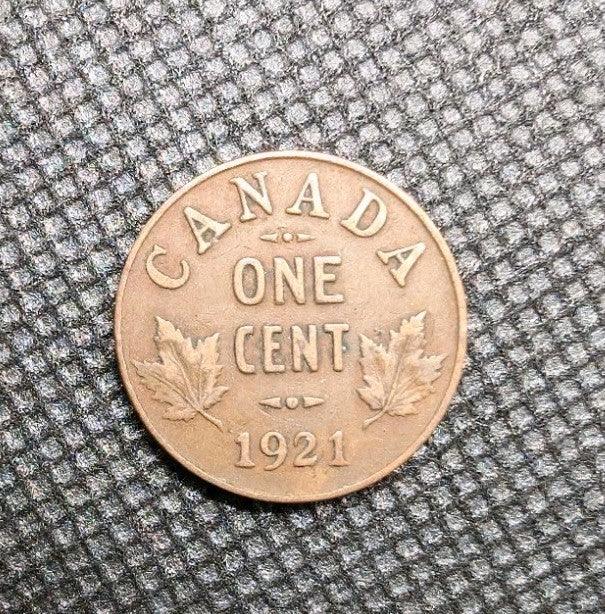 Canada 1921 Small Cent Penny - Circ - NumisFind