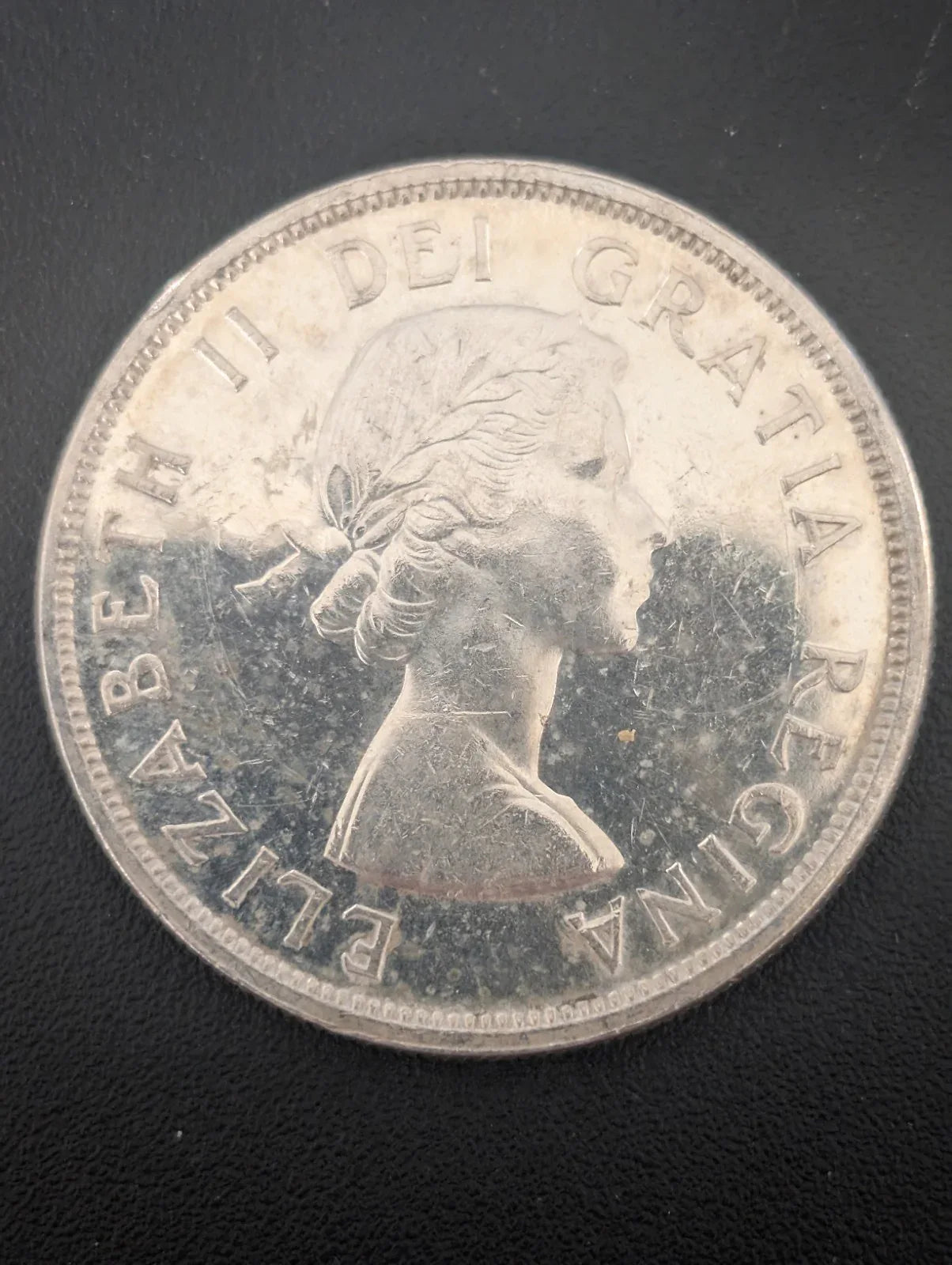 1962 80% Silver Canadian Canada Silver Dollar About Uncirculated - NumisFind