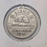 1941 1942 1943 TOMBAC Canada Five Cent 5c LOT OF 3 Circulated Coins - NumisFind