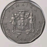 World Coins - Jamaica 50 Cents 1987 Coin KM# 65 - CIRCULATED0