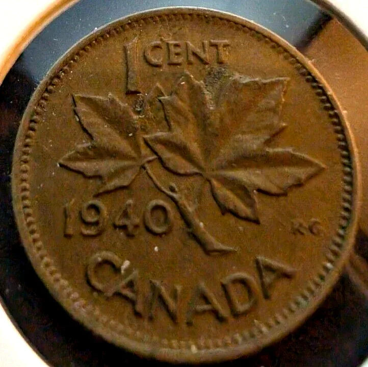 1940 Canada Small Cent Canadian 1 penny coin VERY NICE ! - NumisFind
