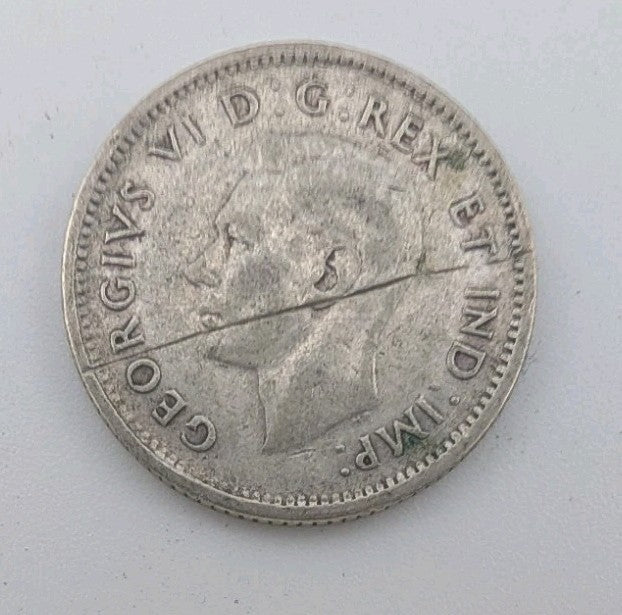 1947ML Canada 10c Silver coin Dime - 2g of pure silver1