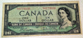 Canada $1 1954 QE II Circulated Note G/Y 9773556 - NumisFind
