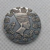 1/10 Oz. Fine .999 Silver round Egyptian Nefertiti - NumisFind