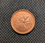 AU/Unc 2010 Canada Penny Small 1 Cent Beautiful0